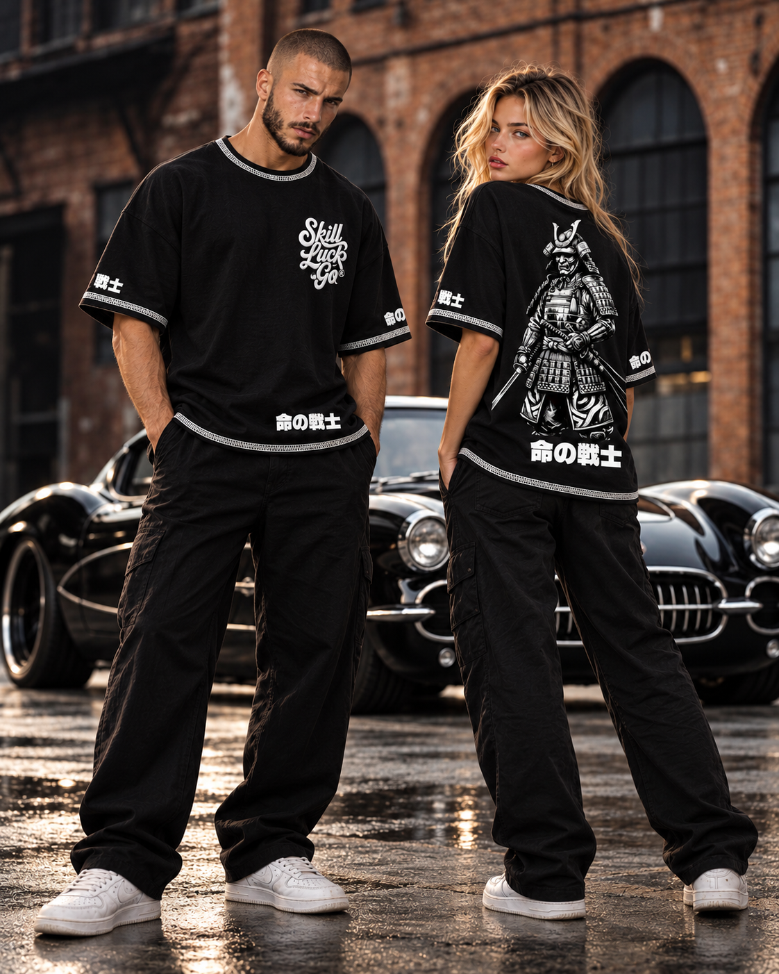 Skill Luck Go® Warrior Tee Black