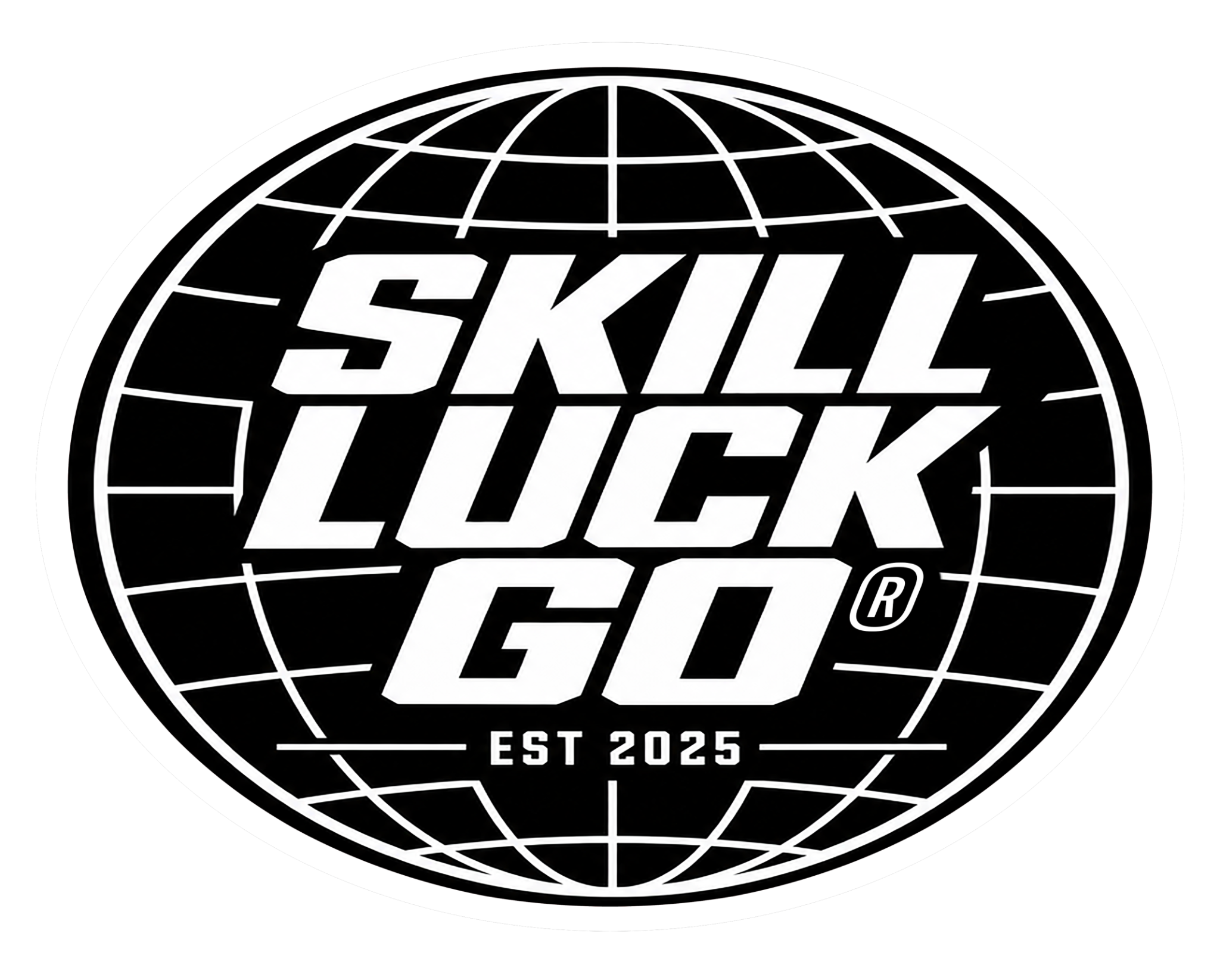 Skill Luck Go® globe logo